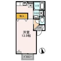 スワンレイク　Ｂ 207 ｜ 石川県金沢市松村１丁目（賃貸アパート1R・2階・32.92㎡） その2