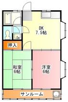 ファミリーＭ２  ｜ 東京都日野市旭が丘１丁目（賃貸マンション2DK・2階・40.00㎡） その2