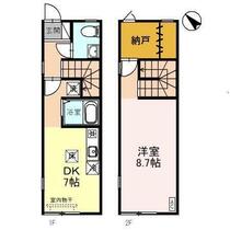 パルキューブ 106 ｜ 石川県加賀市大聖寺東町４丁目（賃貸テラスハウス1DK・--・42.65㎡） その2