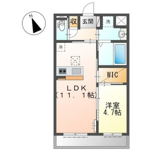 プリムローズ　深井｜大阪府堺市中区深井畑山町(賃貸マンション1LDK・1階・40.20㎡)の写真 その2