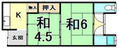 尼崎市武庫町２丁目 2階建 築59年のイメージ