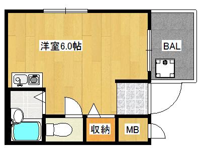 兵庫県神戸市灘区稗原町２丁目(賃貸マンション1R・1階・18.67㎡)の写真 その2