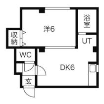 きららハイツ 102 ｜ 北海道札幌市白石区菊水六条１丁目（賃貸マンション1DK・1階・29.06㎡） その2