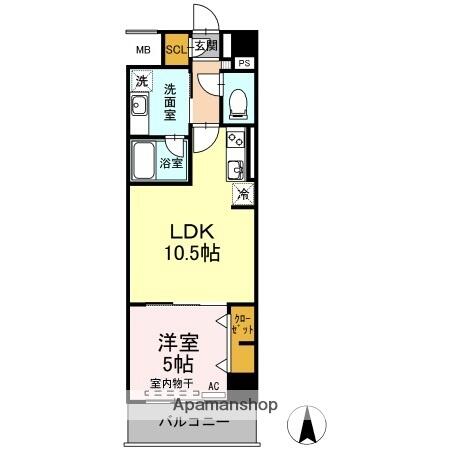 同じ建物の物件間取り写真 - ID:244003997503