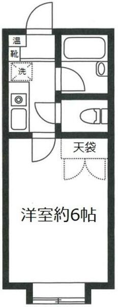 カルチェラタン関｜東京都練馬区関町北４丁目(賃貸アパート1K・1階・19.55㎡)の写真 その2