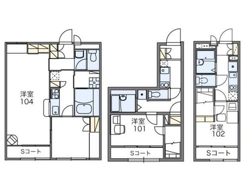 同じ建物の物件間取り写真 - ID:227079051497