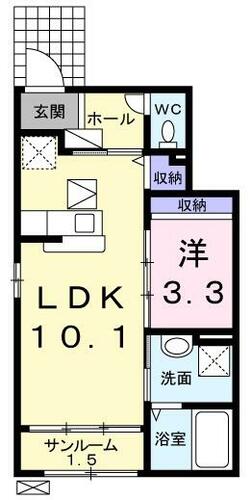 同じ建物の物件間取り写真 - ID:238007294754