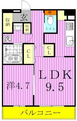 ＡＲＴ　ＲＥＳＩＤＥＮＣＥ　ＩＮ　ＫＡＳＨＩＷＡ－ｎｏ－ＨＡ 301｜千葉県柏市若柴(賃貸マンション1LDK・3階・41.10㎡)の写真 その2