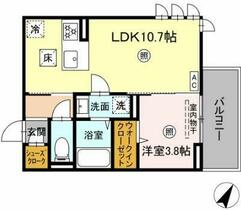 福岡県福岡市博多区麦野２丁目（賃貸アパート1LDK・1階・35.30㎡） その2