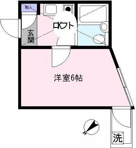 赤羽ライフ 106｜東京都北区赤羽西３丁目(賃貸アパート1K・1階・14.58㎡)の写真 その2