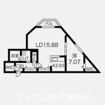 北海道札幌市東区北八条東５丁目（賃貸マンション1LDK・2階・60.57㎡） その1