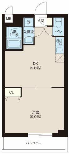 レオーネ志村坂上 306｜東京都板橋区坂下１丁目(賃貸マンション1LDK・3階・38.70㎡)の写真 その2