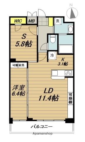 同じ建物の物件間取り写真 - ID:211045847820