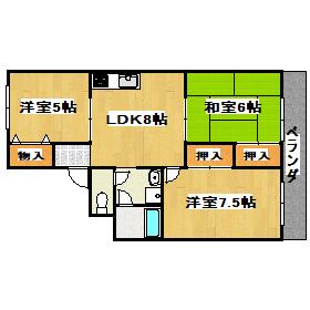 同じ建物の物件間取り写真 - ID:228047898686