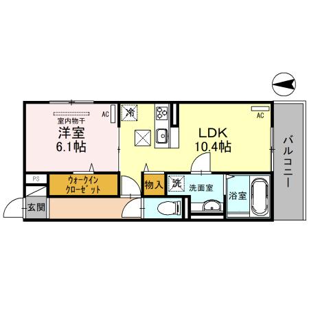 同じ建物の物件間取り写真 - ID:228047625777