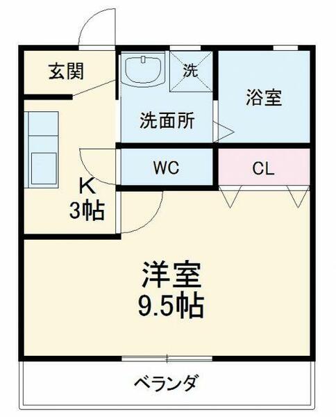 愛知県名古屋市名東区平和が丘３丁目(賃貸アパート1K・1階・27.50㎡)の写真 その2