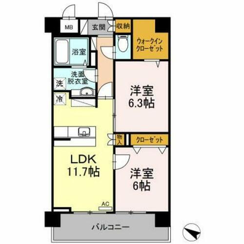 同じ建物の物件間取り写真 - ID:214053814451