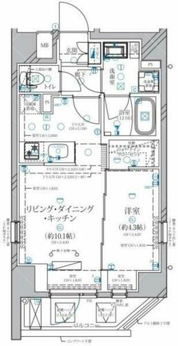 同じ建物の物件間取り写真 - ID:213100836446