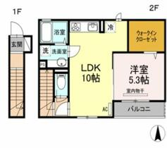 東京都練馬区富士見台３丁目（賃貸アパート1LDK・2階・44.44㎡） その2