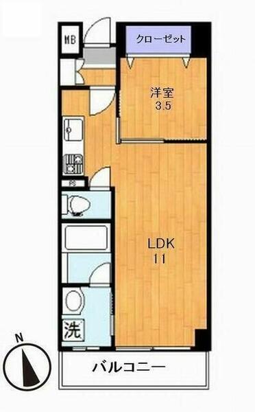 ＡＲＩＳＡ　ＣＯＵＲＴ｜東京都豊島区池袋２丁目(賃貸マンション1LDK・2階・36.50㎡)の写真 その2