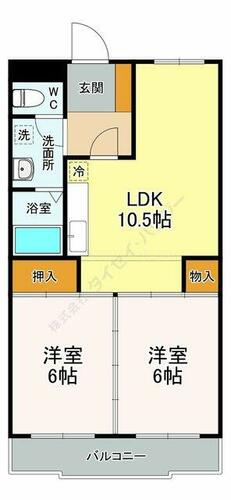 同じ建物の物件間取り写真 - ID:214055774706