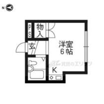 京都府京都市左京区静市静原町（賃貸アパート1R・1階・20.00㎡） その2