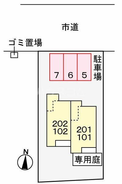 愛知県春日井市勝川町西４丁目(賃貸アパート1LDK・1階・36.29㎡)の写真 その12