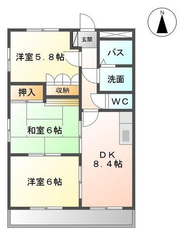 同じ建物の物件間取り写真 - ID:222016347959