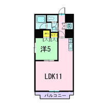 タウンコート人宿町 60C ｜ 静岡県静岡市葵区人宿町１丁目（賃貸マンション1LDK・6階・40.29㎡） その2