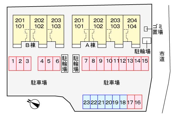 アンフィオーレⅡ 201｜兵庫県加古川市東神吉町西井ノ口(賃貸アパート2LDK・2階・57.26㎡)の写真 その14