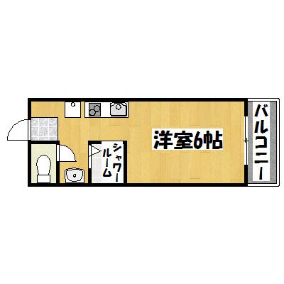 兵庫県神戸市垂水区千鳥が丘２丁目(賃貸マンション1K・4階・17.01㎡)の写真 その2