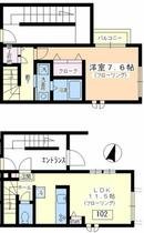 東京都豊島区雑司が谷２丁目（賃貸アパート1LDK・1階・48.54㎡） その2