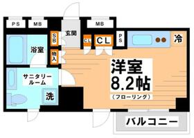 プライムアーバン笹塚  ｜ 東京都渋谷区笹塚３丁目（賃貸マンション1R・8階・23.56㎡） その2