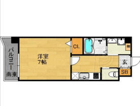 福岡県福岡市博多区那珂１丁目（賃貸マンション1K・5階・24.57㎡） その2