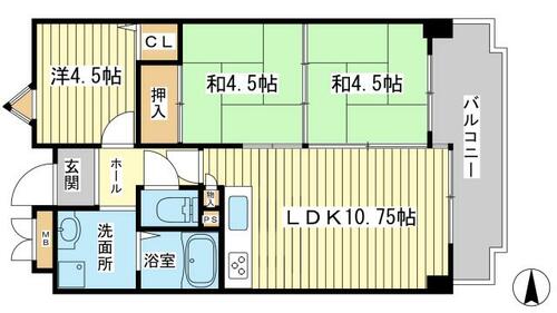 同じ建物の物件間取り写真 - ID:228047768309