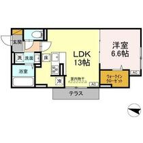 仮）Ｄ－ＲＯＯＭ今井２丁目 103 ｜ 千葉県千葉市中央区今井２丁目（賃貸アパート1LDK・1階・45.29㎡） その1