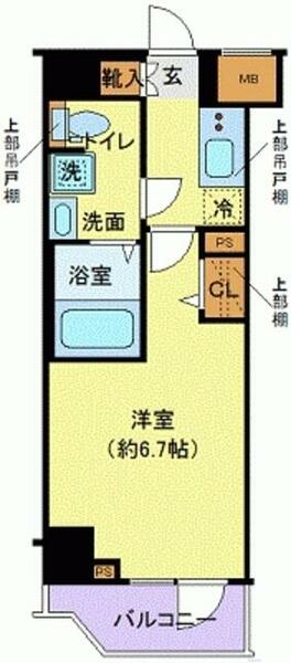 クレヴィスタ北綾瀬｜東京都足立区綾瀬７丁目(賃貸マンション1K・6階・21.94㎡)の写真 その2