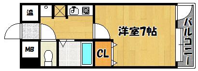 兵庫県神戸市西区南別府２丁目(賃貸マンション1K・4階・21.94㎡)の写真 その2