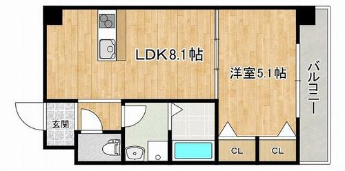 同じ建物の物件間取り写真 - ID:228048333363