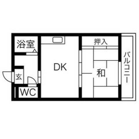 サンハイツ高蔵｜愛知県名古屋市熱田区夜寒町(賃貸マンション1DK・3階・33.00㎡)の写真 その2