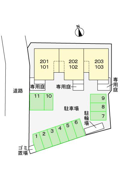 フローレス青山 102｜兵庫県姫路市青山北３丁目(賃貸アパート2LDK・1階・63.14㎡)の写真 その16