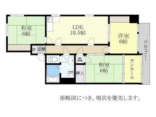 同じ建物の物件間取り写真 - ID:223030643674