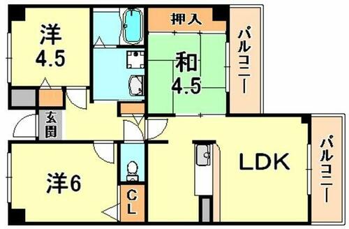 同じ建物の物件間取り写真 - ID:228047839097