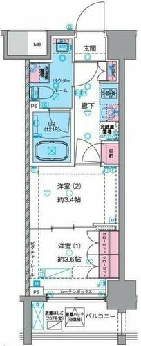 同じ建物の物件間取り写真 - ID:213106783090