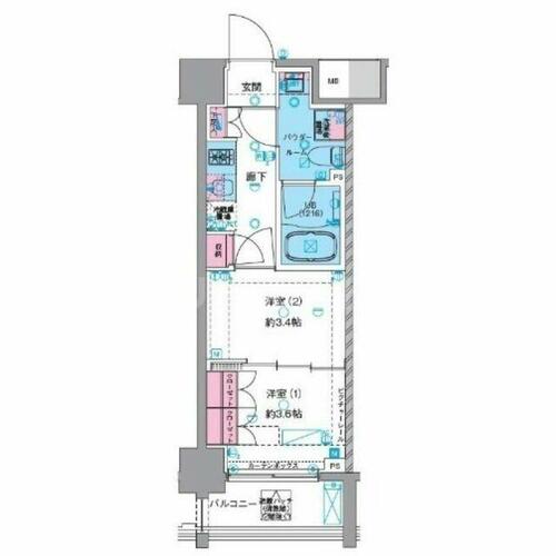 同じ建物の物件間取り写真 - ID:213106783103