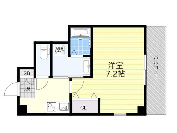 Ｂ－ＲＩＳＥ梅香｜大阪府大阪市此花区梅香３丁目(賃貸マンション1K・6階・24.10㎡)の写真 その2