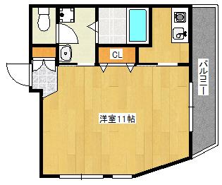 Ｙ２ビルディング 401｜兵庫県神戸市灘区六甲町２丁目(賃貸マンション1K・4階・34.00㎡)の写真 その2