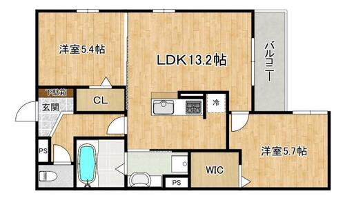 同じ建物の物件間取り写真 - ID:228048942452