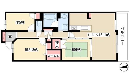 同じ建物の物件間取り写真 - ID:223032295180