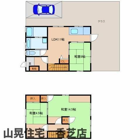 奈良県北葛城郡広陵町馬見南３丁目(賃貸一戸建3LDK・--・80.98㎡)の写真 その2